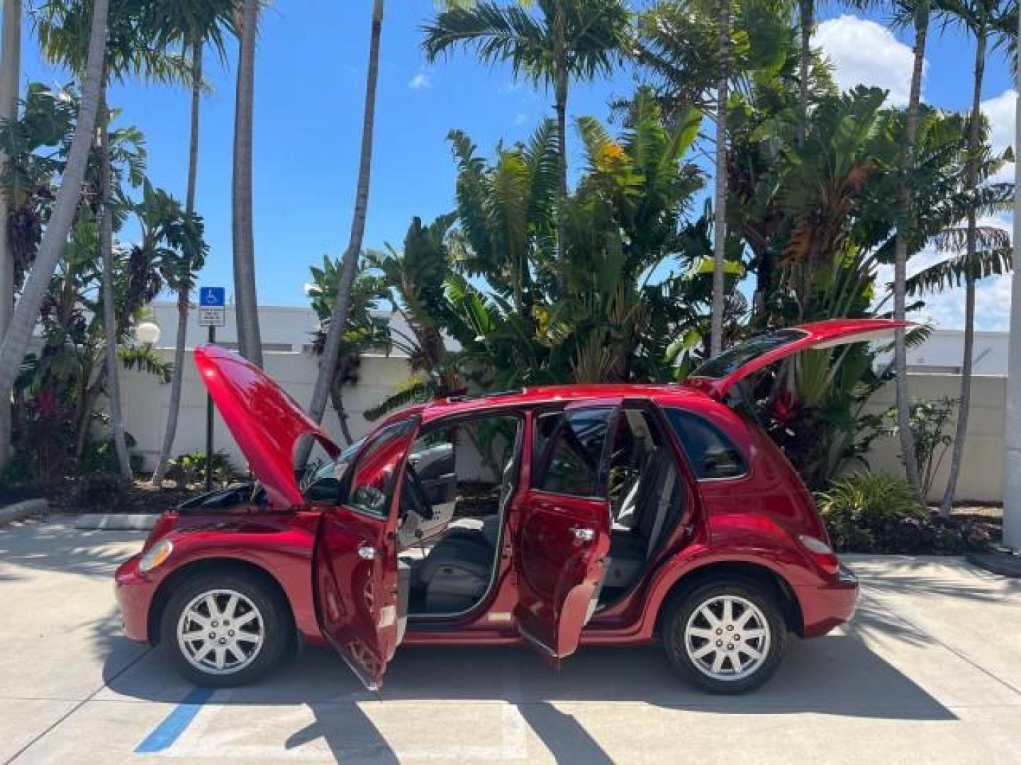 2008 Inferno Red Crystal Pearl /Pastel Slate Gray Chrysler PT Cruiser Touring 2.4 TURBO LOW MILES 51,572 (3A8FY58868T) with an 2.4L DOHC 16-Valve Turbo I4 Engine engine, Automatic transmission, located at 4701 North Dixie Hwy, Pompano Beach, FL, 33064, (954) 422-2889, 26.240938, -80.123474 - 2008 CHRYSLER PT CRUISER TOURING ROAD READY VIN: 3A8FY58868T133248 2.4L I4 TURBO VAN NO ACCIDENTS 2.4L I4 F DOHC 16V POWER SUNROOF NO RECALLS GASOLINE POWER SEATS FLORIDA OWNER FRONT WHEEL DRIVE 17 SERVICE RECORDS LOW MILES 51,572 Additional Airbags Adjustable Lumbar Support Alloy Wheels Anti-Theft - Photo#8